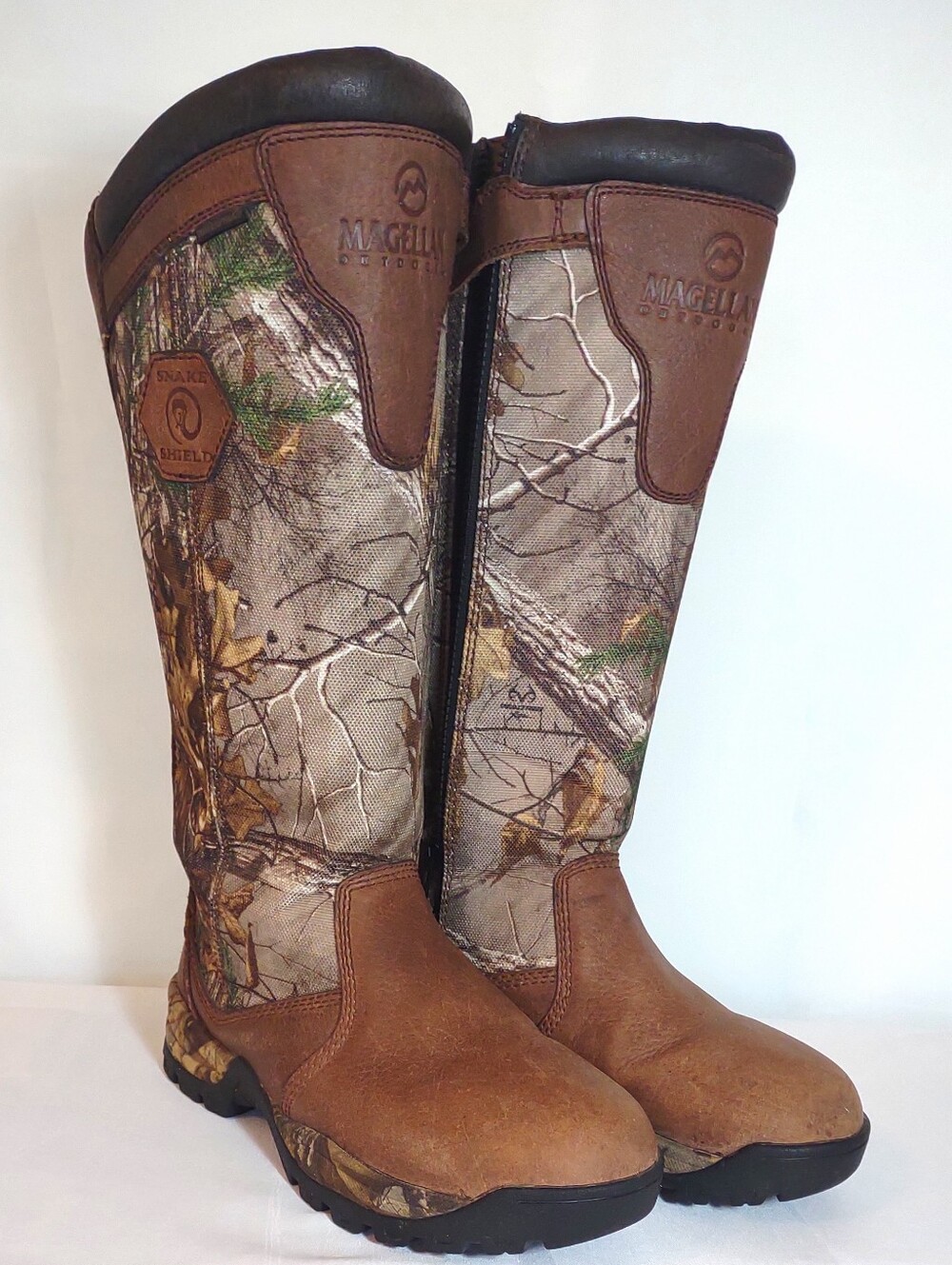 Magellan Men's Side Zip "Snake Shield" Waterproof Snake Boots